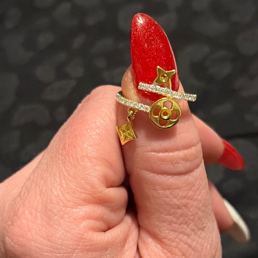 Gold and Silver Women's Ring